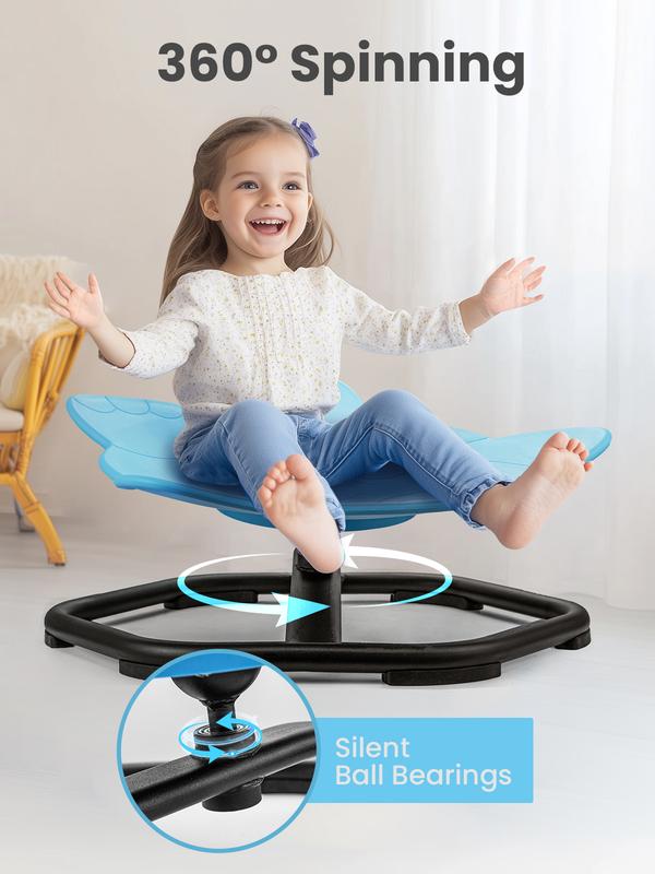 Sensory Elephant Swivel Chair for Kids, 360° Spining Seat ADHD Chair Autism Balance Chair for Boys Girls Toddler Wobble Sit Play Equipment Training Body Coordination 6