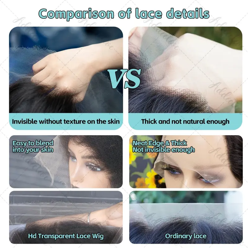 Body Wave Lace Front Wigs Human Hair Pre Plucked 13x6 HD Transparent Lace Front Wigs Human Hair Pre Plucked Brazilian Virgin Human Hair Wigs for Women 13x4 Glueless Lace Frontal Wig Natural Black 5