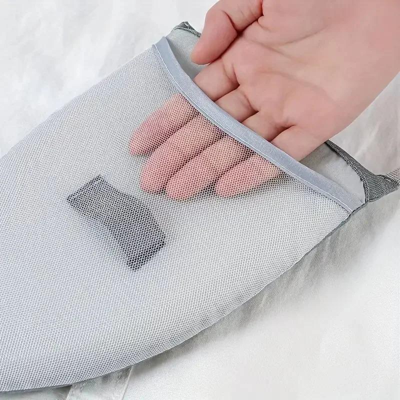 Product Introduction of 1Pc Fabric Handheld Ironing Board Ironing Board Small Home Ironing Gloves Anti Ironing Household Insulated Handheld Ironing Tray 7