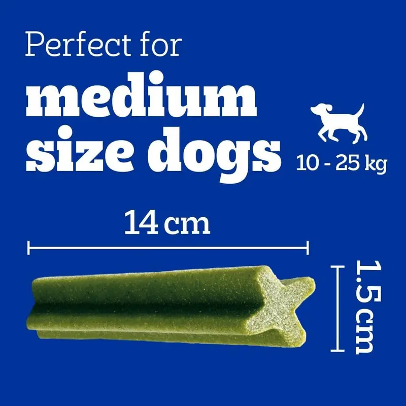 Pedigree Dentastix - Fresh Daily Dental Chews Medium Dog, 112 Sticks - 2.88 kg MegaPack (4 x 28 Sticks) 5