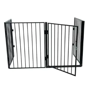 Freestanding/Wall Mountable Panel Safety Gate Nursery Guard Fire Guard Fire Place Screen 1