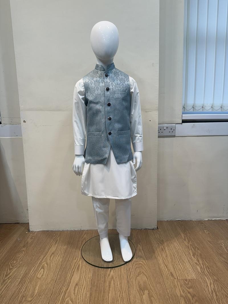 Product Introduction of Menaal’s Kids Self Textured Waist coat . 1