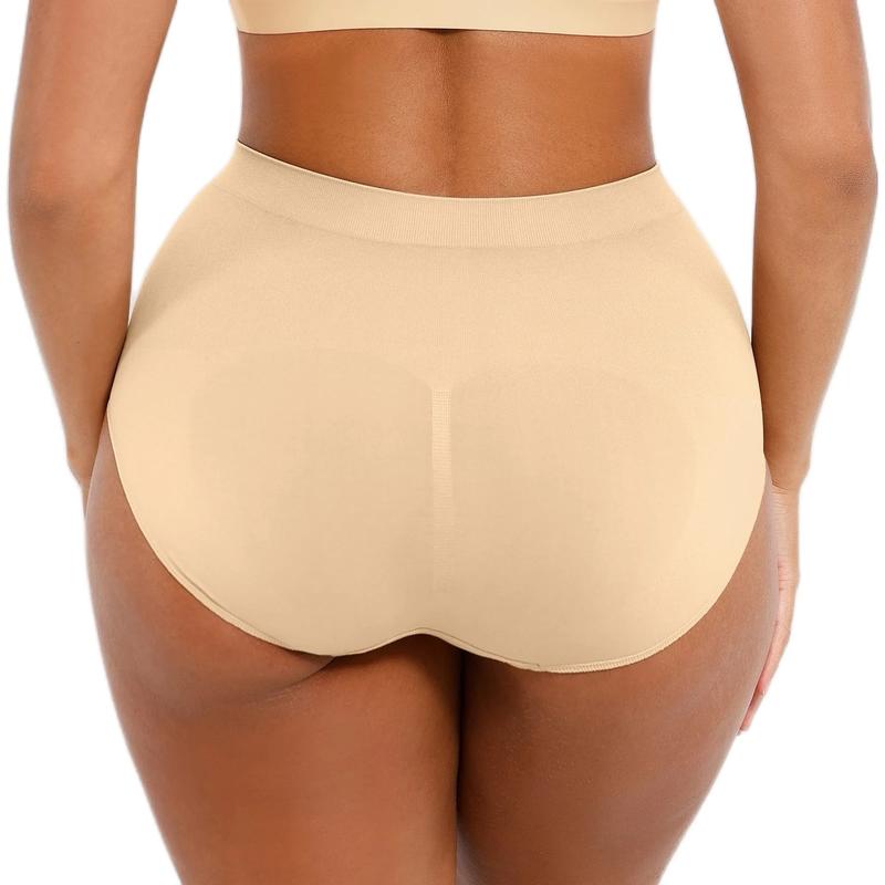Tummy Control Pant Women's Seamless Shaper Full Panties with 3D Effect - Shapewear - Womenswear Compression Panty Comfort Sexy Basic Comfortable Nylon lingerie Elastic Soft Smooth Everyday Knitting Light Yarn 7