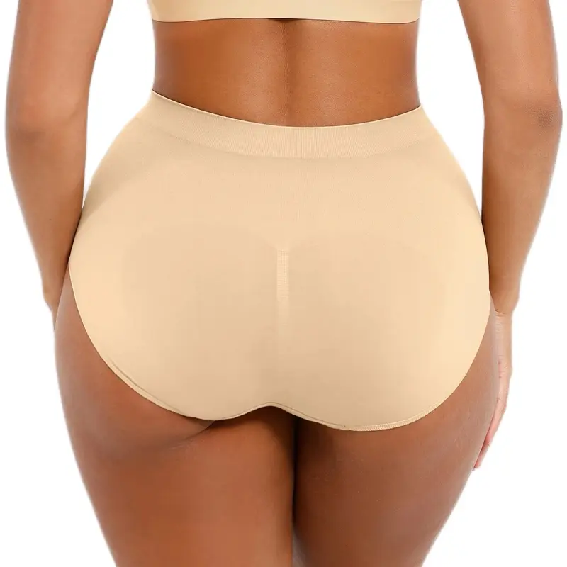 Tummy Control Pant Women's Seamless Shaper Full Panties with 3D Effect - Shapewear - Womenswear Compression Panty Comfort Sexy Basic Comfortable Nylon lingerie Elastic Soft Smooth Everyday Knitting Light Yarn 7