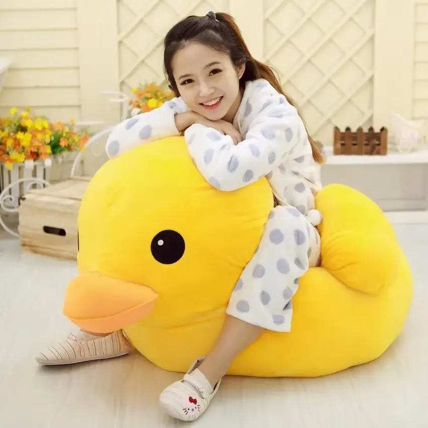 Yellow Duck Mini Plush Dolls Toy Cute Soft Cartoon Stuffed Animal Toys Birthday Gifts for Children Kids Baby Girl