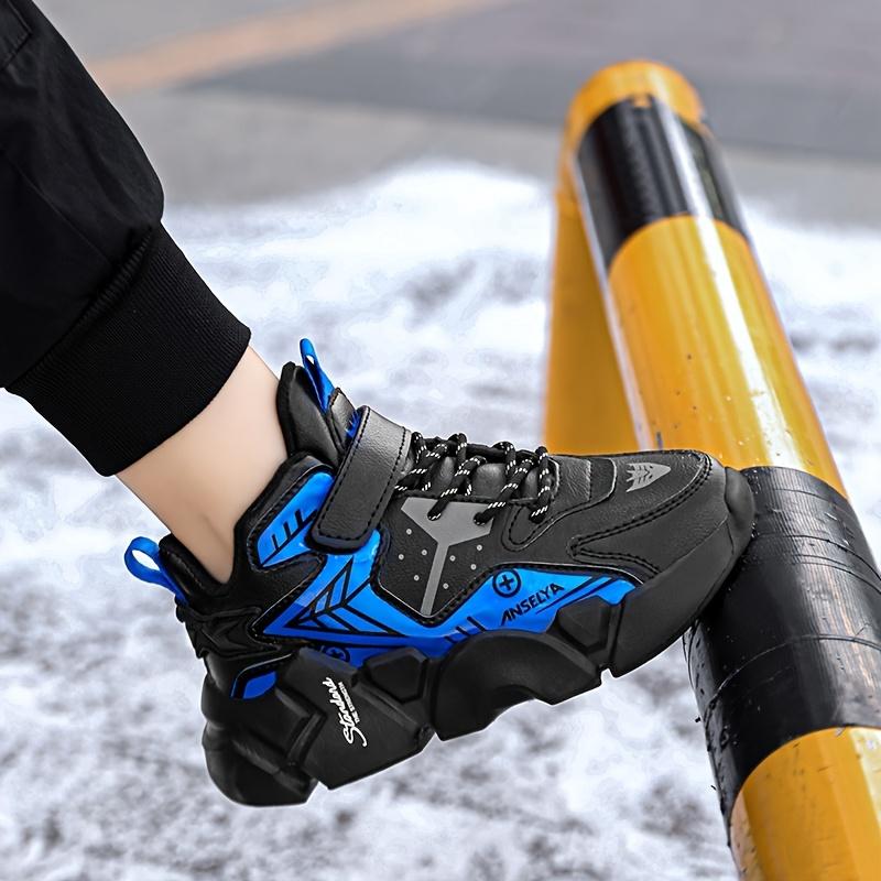 Product Introduction of New Fashionable Boys' Sports Shoes Waterproof, Anti slip, Wear resistant Children'S Running Shoes Outdoor Basketball Shoes Middle and Big Children'S Running Shoes 28