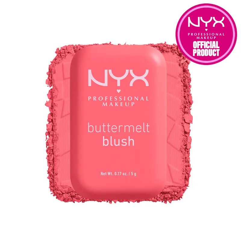 NYX Professional Makeup Buttermelt Blush, Powder Blush Up to 12H Wear, Fade & Transfer Resistant, Select Your Shade 8