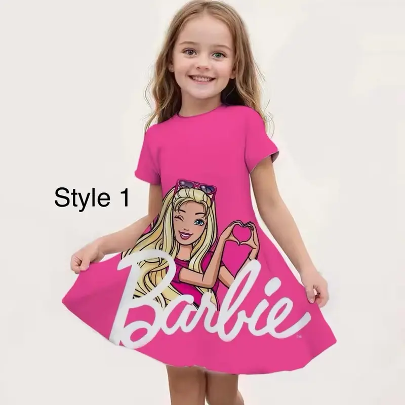 Girls Barbie Summer Dresses 0
