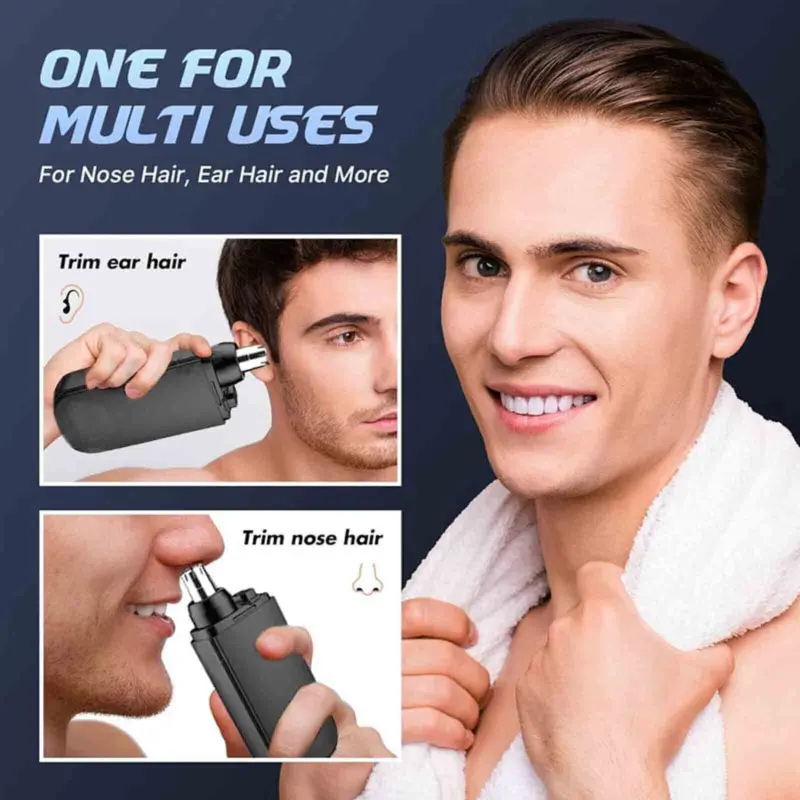 Electric Nose Ear Hair Trimmers Remover Professional Clipper USB Rechargeable UK 6
