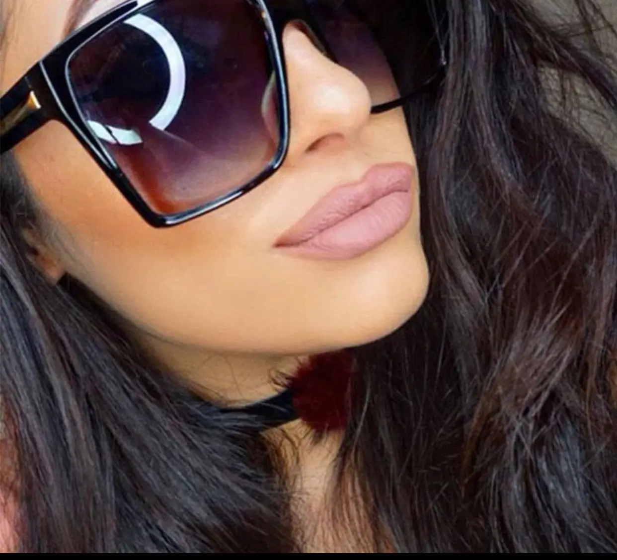 Monique's Vintage Oversized Sunglasses (Next Day Delivery)
