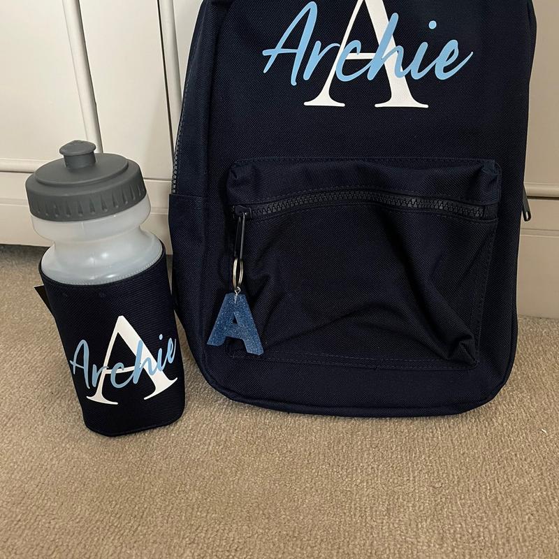 Personalised bag and bottle 2