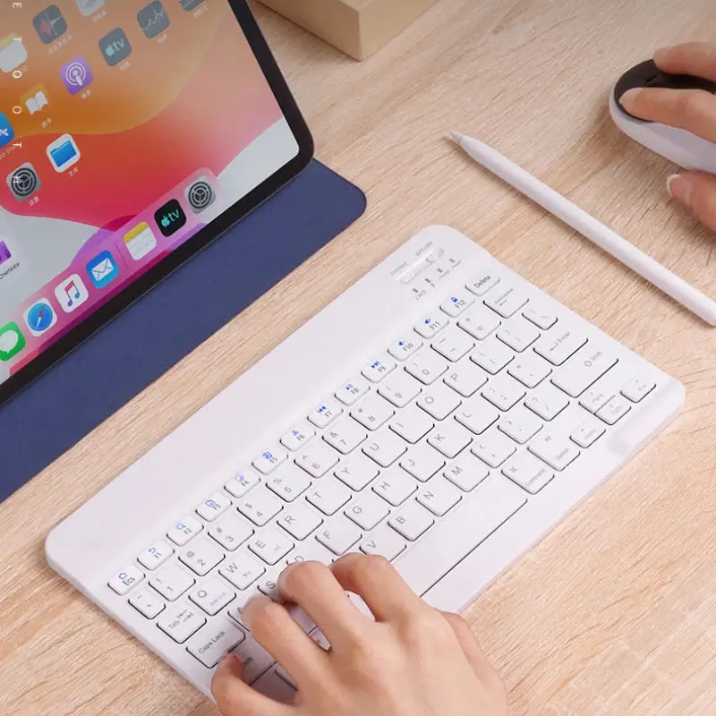 10 inch Magnetic Tablet Keyboard for iPad 2024 10.9 11 10.2 Bluetooth Rechargeable Keyboards for Xiaomi 6 Huawei Matepad 11.5 1