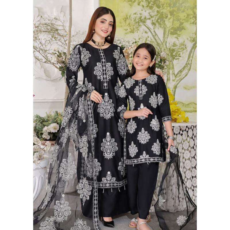 HK255 Dilreva - Black Mummy n Me Outfit 0