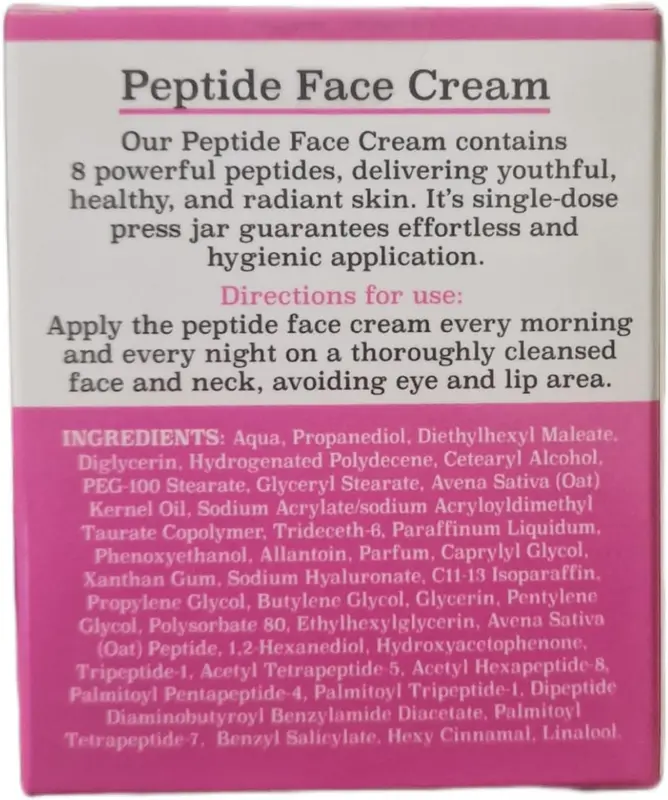 Dizzy Panda Peptide Face Cream 50ml - Moisturizer for Skin Care - Skincare, Moisturizers 2