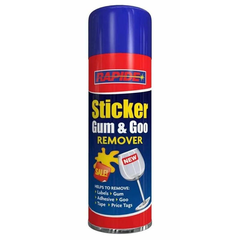 Rapide Sticker Removes Gum & Goo Spray Adhesive - Household Cleaning Supplies 0