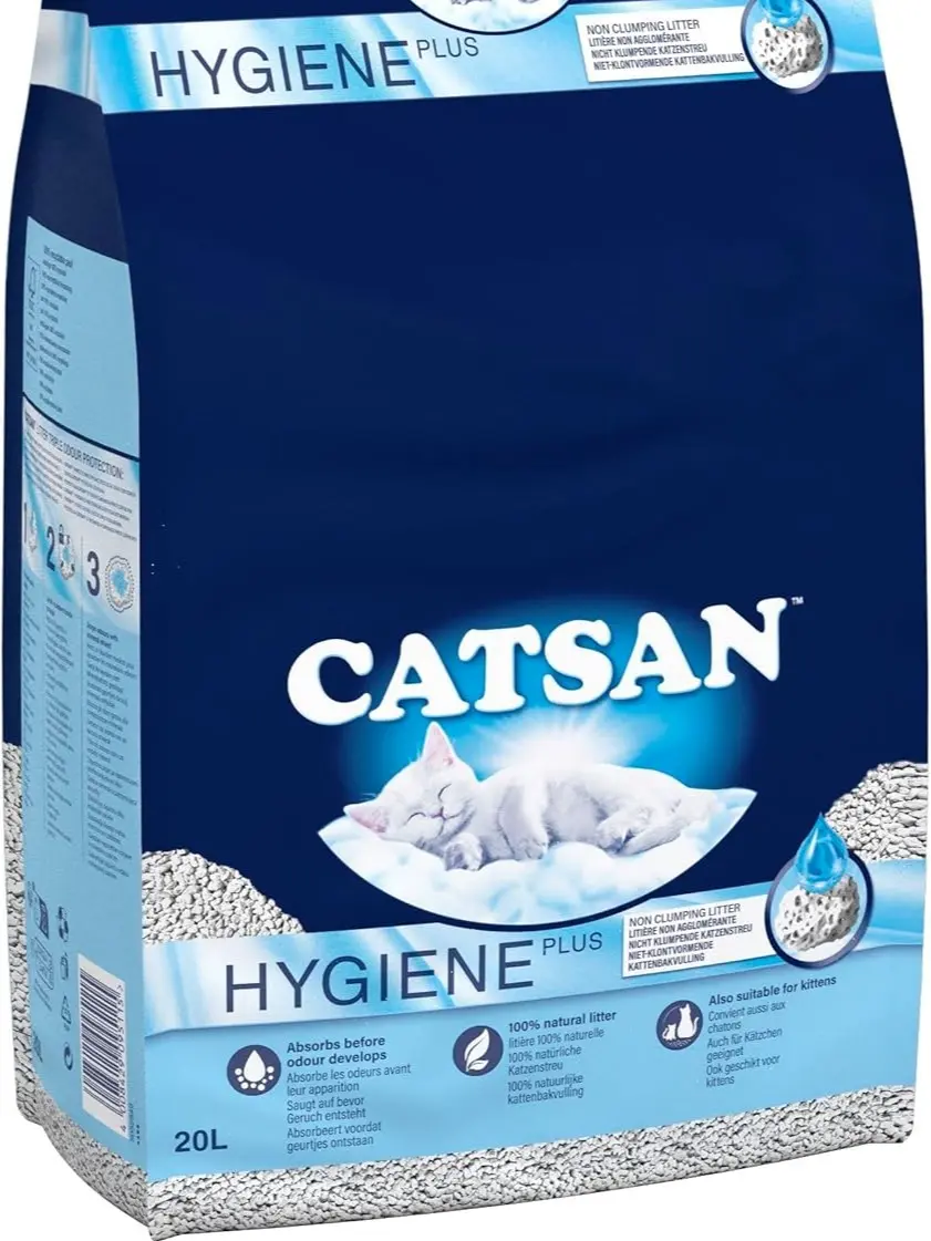 Catsan Hygiene Cat Litter 20 Litre - Maximum Absorption and Hygiene #new #summersales dnd leash cat  litter