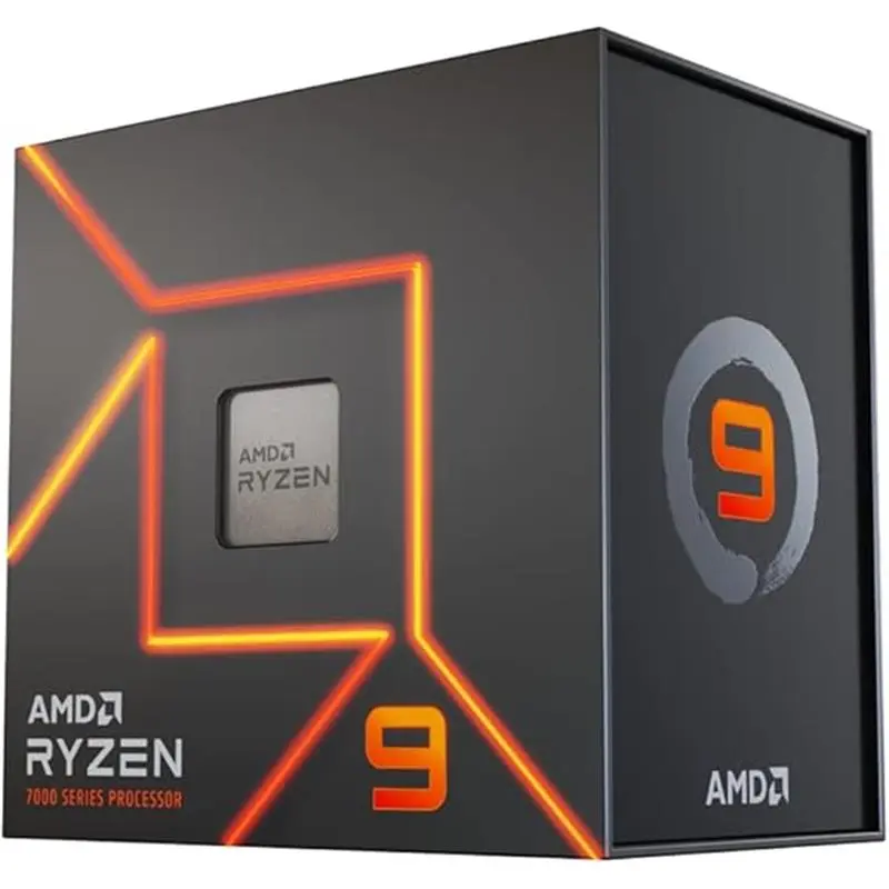 Ryzen 9 7900X Retail, Noir, (AM5/12 Core/4.7GHz/76MB/170W/Radeon) - 100-000000589