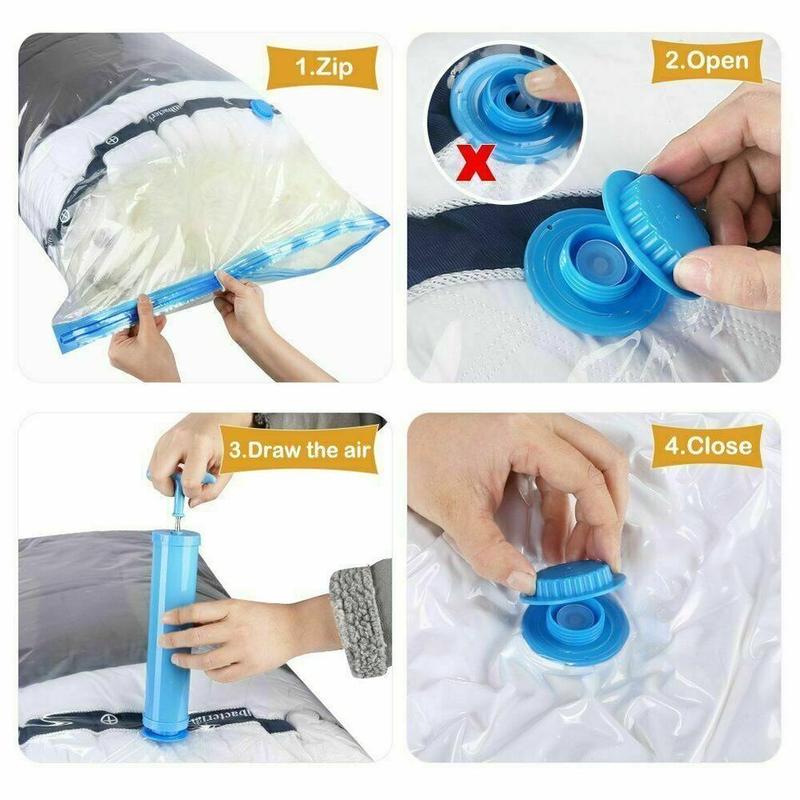 STRONG VACUUM STORAGE SPACE SAVING BAGS VAC BAG SPACE SAVER VACCUM VACUM BAG 5