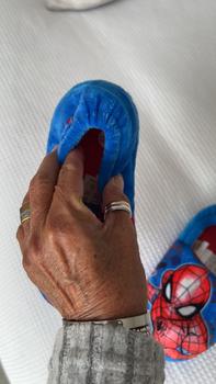 Product Review of Spiderman Boys Red and Blue Elasticated Slip On Slippers from L** 2
