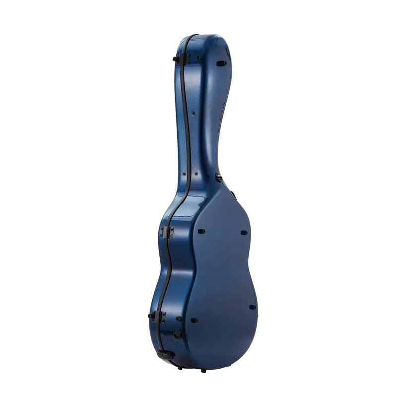 Alba Guitar Beads Case Blue Carbon Pattern Gloss for Classical Guitar Acoustic, Flamenco guitar case 8