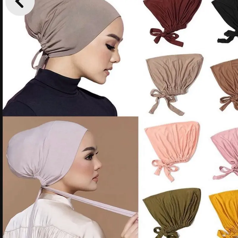 Soft Muslim Turban Tie Hijab Cap for Women - Fashion Accessory
