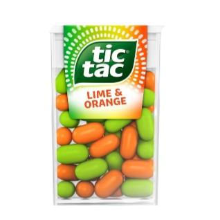 tic tac candy 18g . Choose the flavour you want  limited edition sprite lemon-lime , mint, orange, citrus mix and cherry cola Sweet candy Snack Bonbon 4