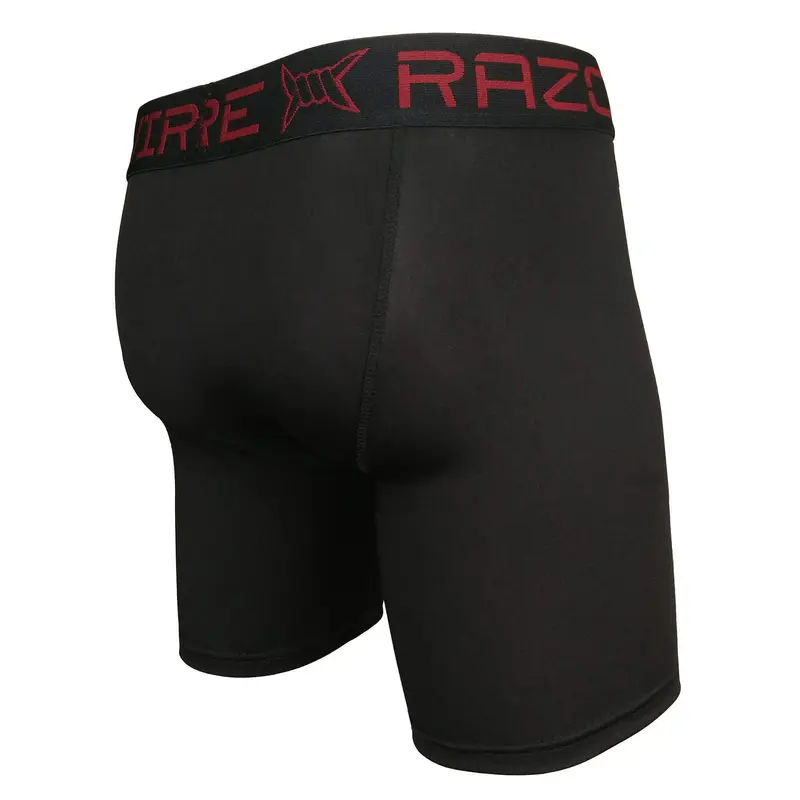 RAZORWIRE Ultimate Omega Mens Boxers 3 Pack Boxer Shorts Stretch Soft Fitted Trunks Underwear Longer Leg  Sports 4