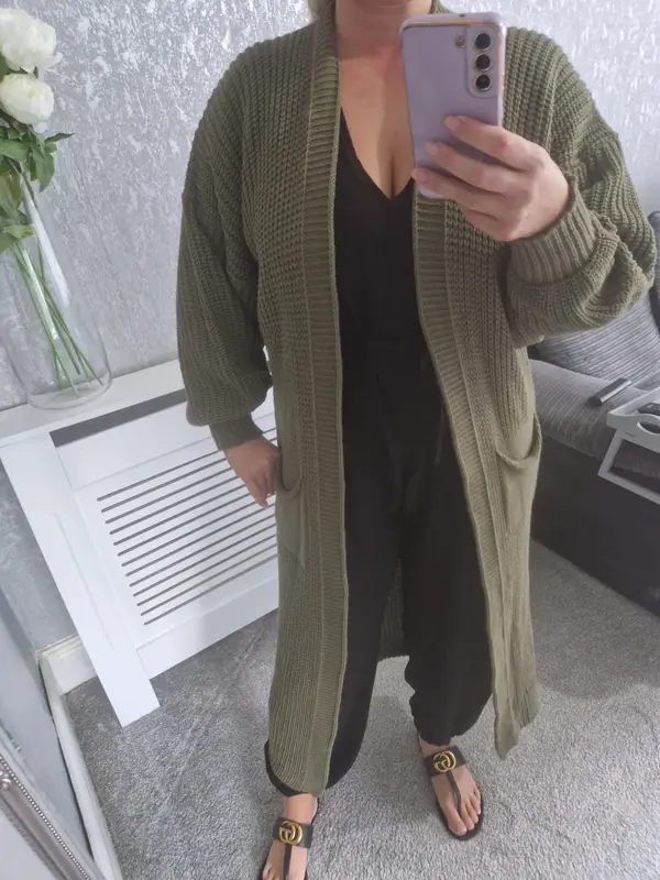 Balloon Sleeve Cardigan 5