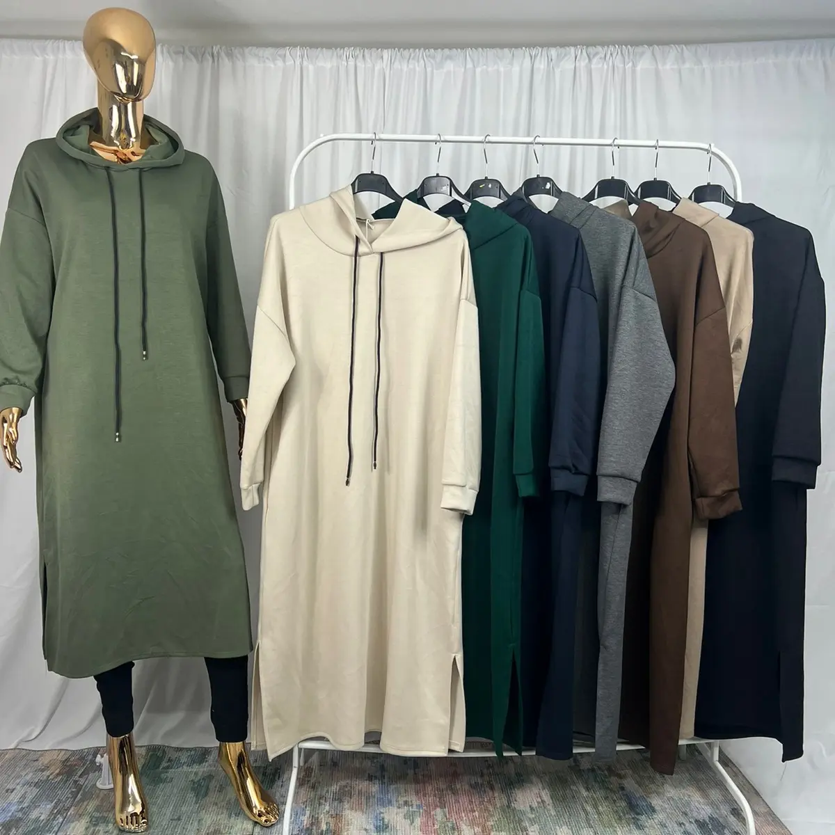 Women’s long line hoodies