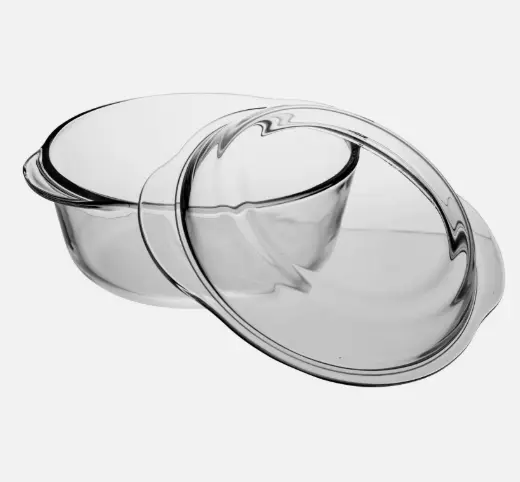1.5 Litre Casserole Round Glass Oven Dish Lid Bakeware Microwave Safe Cookware Pots  Durable & High-Quality Glass Oven, Microwave Safe  Versatile for Baking, Roasting & Serving Elegant & Functional Design 1