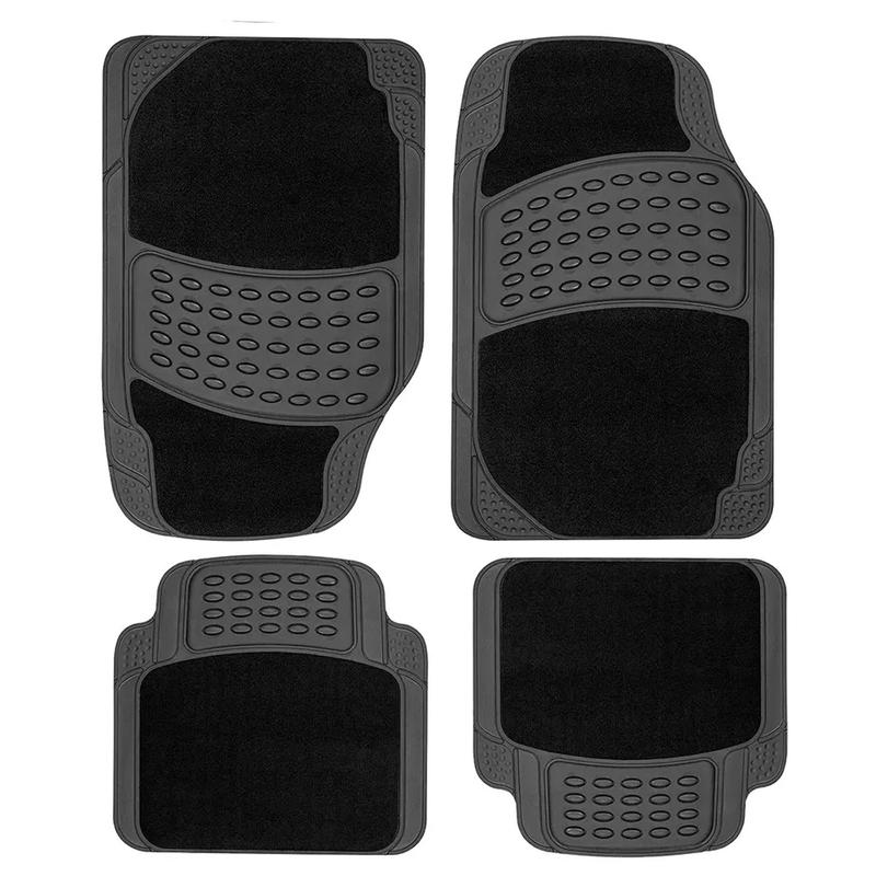 Car mats Floor Mat Liner Universal Non Slip Heavy Duty Rubber Waterproof UKED 1
