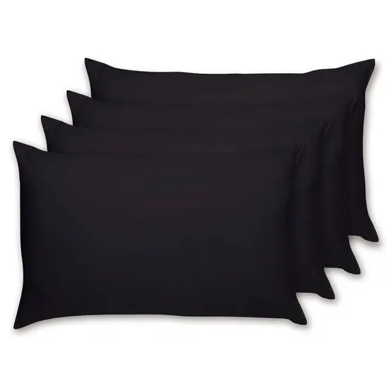 Rayyan Linen Hotel Quality Pillow Cases 4 Pack 100% Egyptian Cotton 200 Thread Counts 50 X 75 cm 5