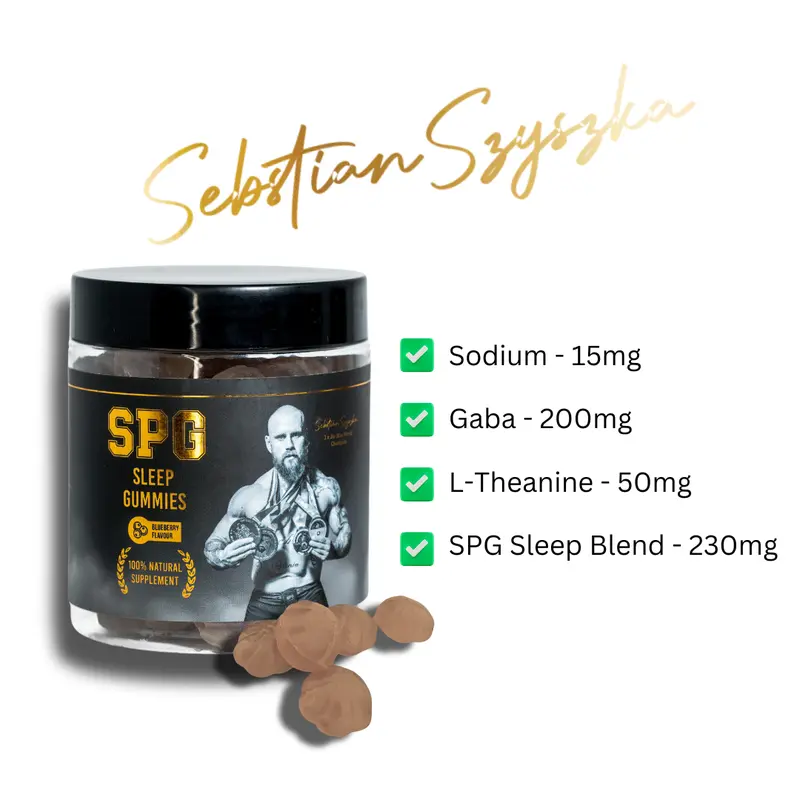SPG SUPPLEMENTS | SLEEP GUMMIES | SODIUM | GABA | L-THEANINE | SLEEP BLEND 1