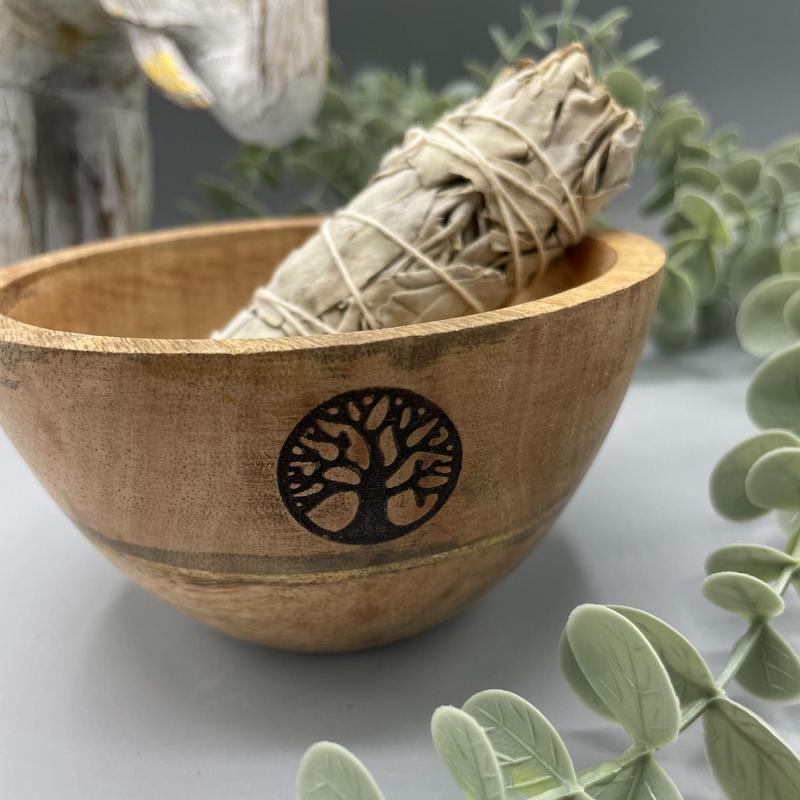 Wooden Smudge and Ritual Offerings Bowl 4