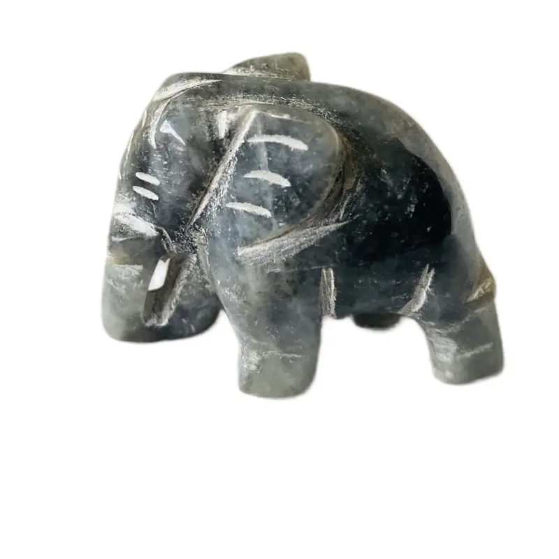 Jade Elephant Statue for Gift Collection for Prosperity 0