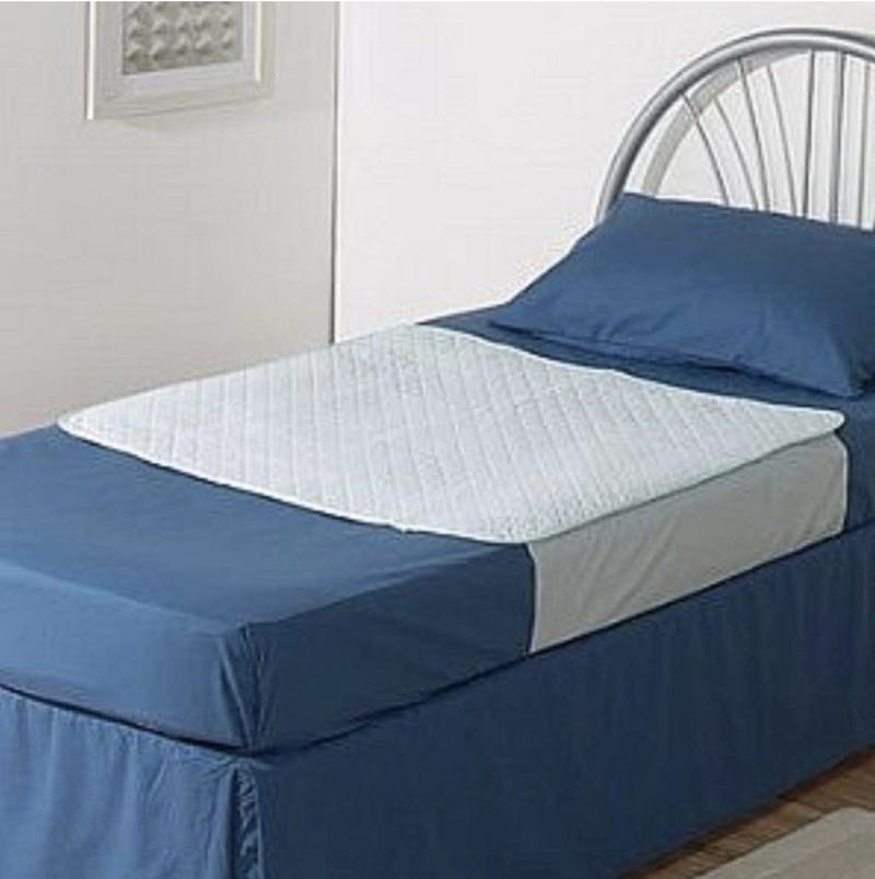 Product Introduction of Cotton Waterproof Bed Protector/Pad with Tucks Washable Soaker Sheet, Single & Double 300 Washes 3/4 liter Absorbent Incontinence 90x90cm,85x135cm,75x90cm (90x90cm/Pair With Tucks) topper for 6