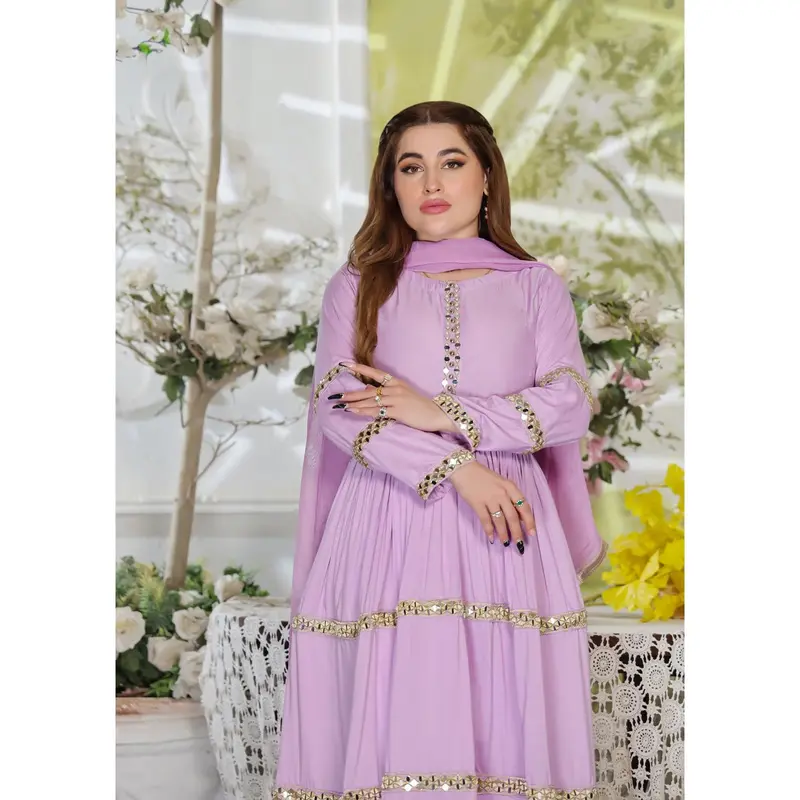 HK267 Atlanta - Lilac Readymade Linen Suit 2