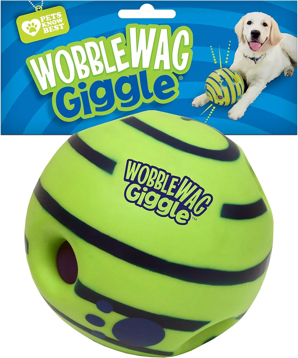 Wobble Wag Giggle Allstar Innovations Ball, Dog Toy, As Seen on TV