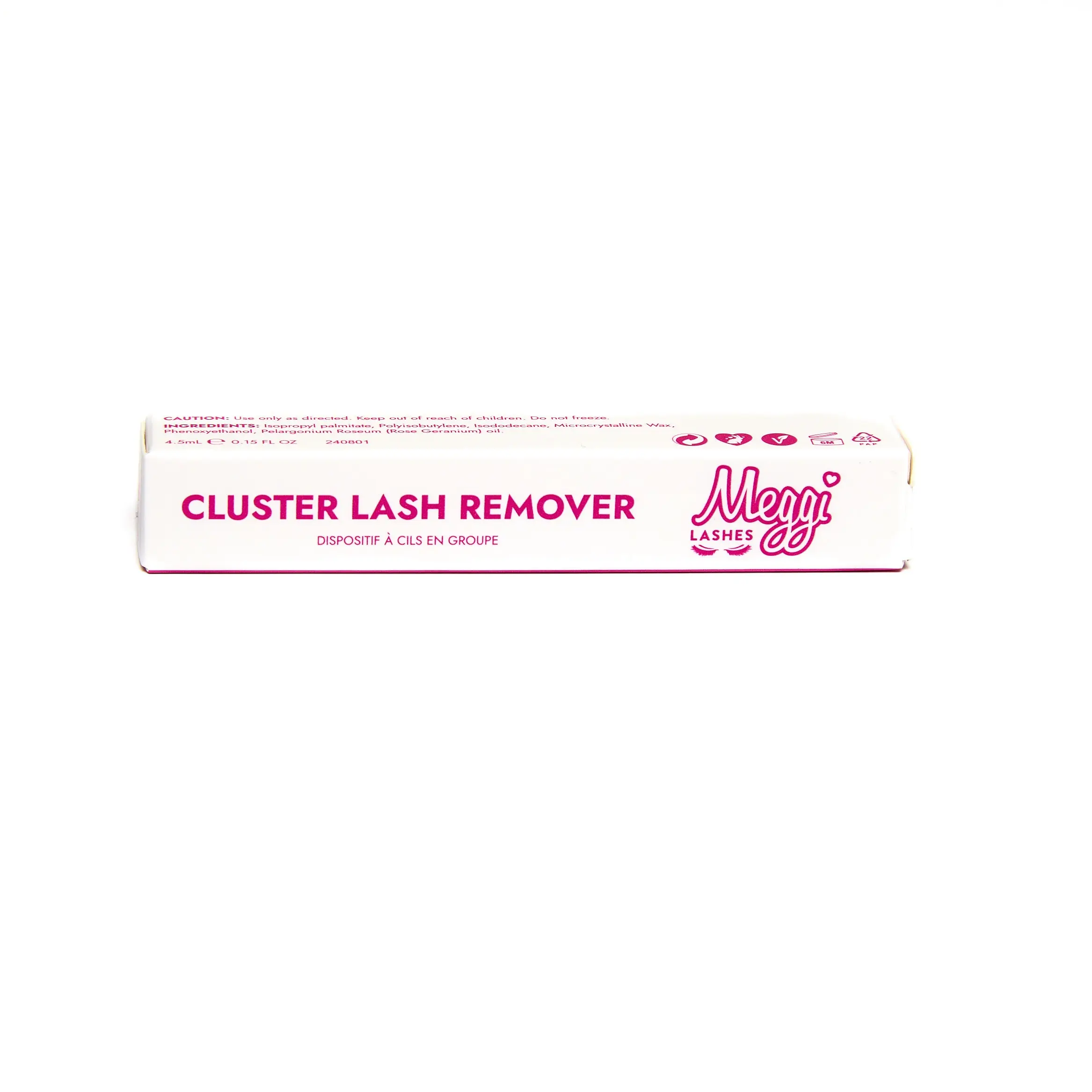 Meggilashes Cluster Lash Remover - Powerful Mini False and Natural Makeup Remover