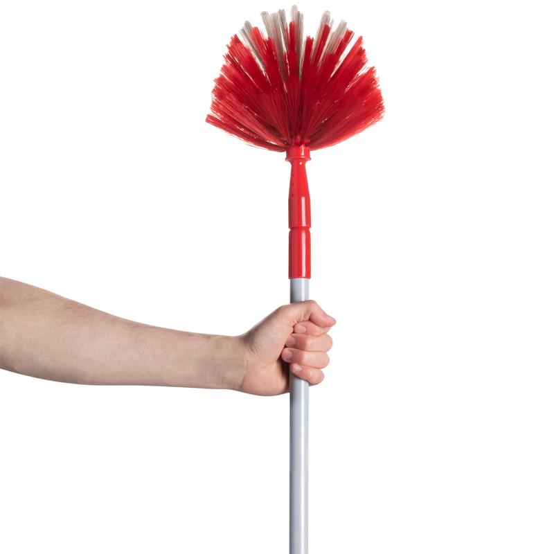 Bonetti Extendable Cobweb Brush Dust Cleaner | Cleaning Feather Duster, Extra Long Telescopic Pole for High Ceilings from 106 to 173cm |Extending Cobweb Duster for Ceiling, Blinds and Corner 3