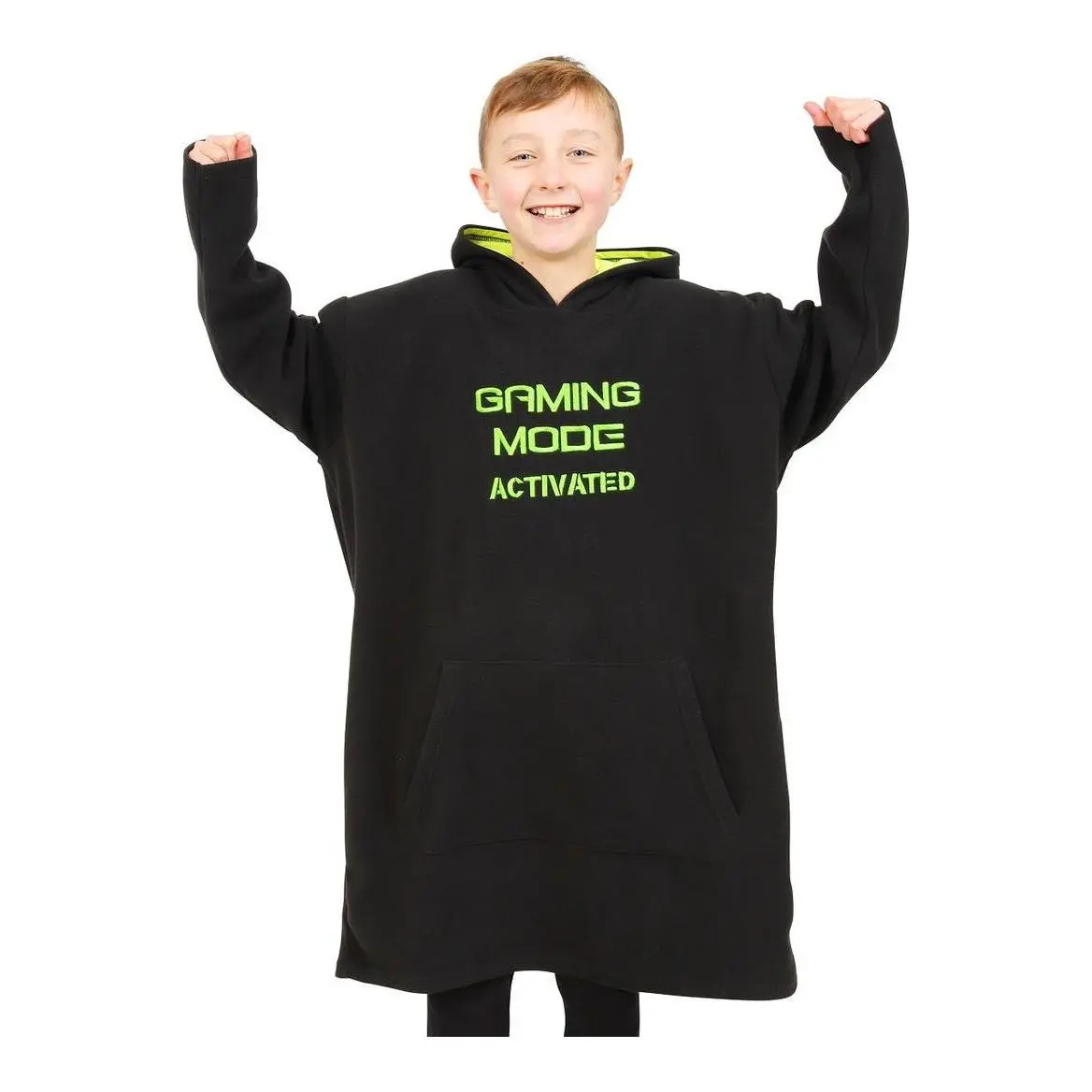 Boys Gaming Mode Activated Fleece Blanket Hoodie