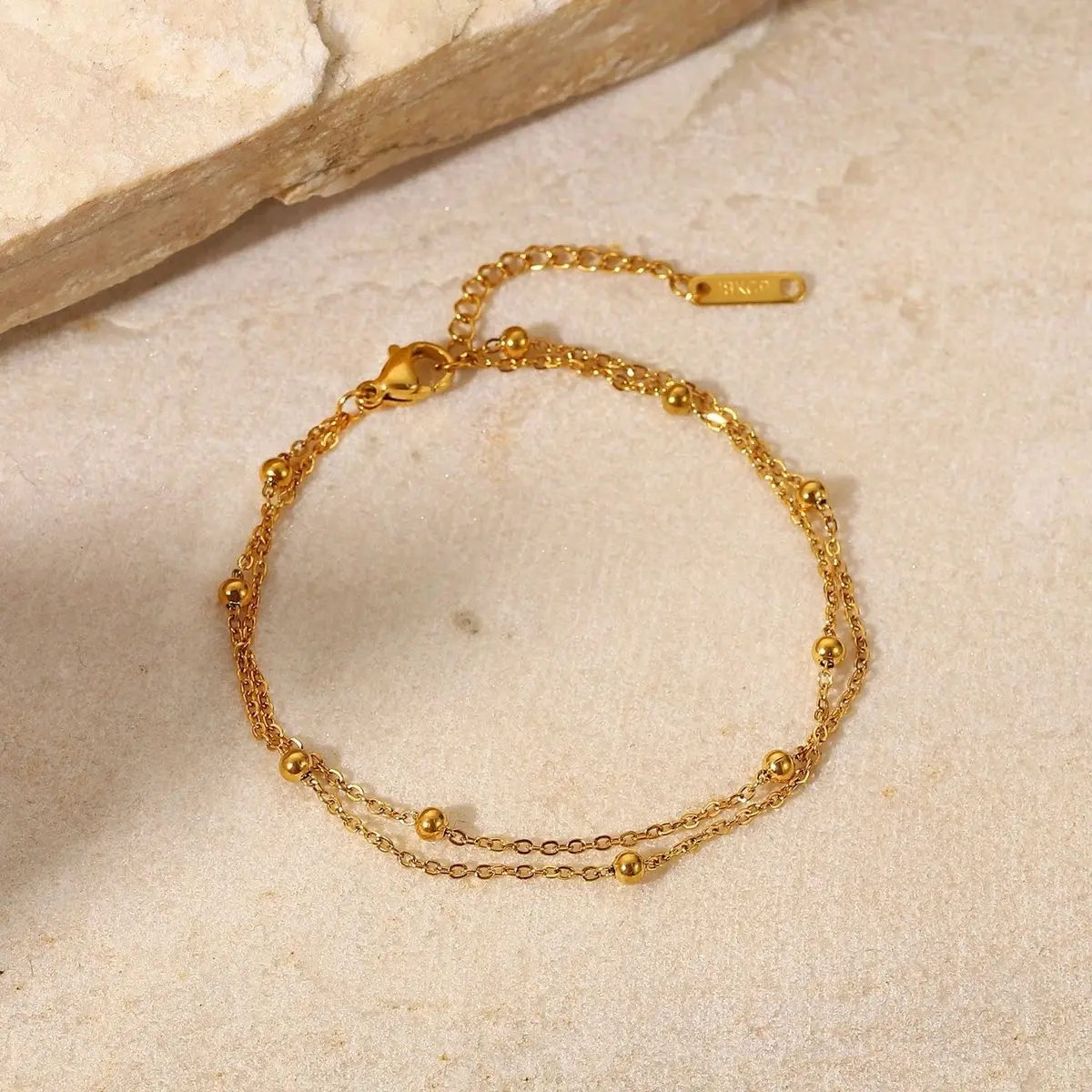 Meena Double Chain Bracelet