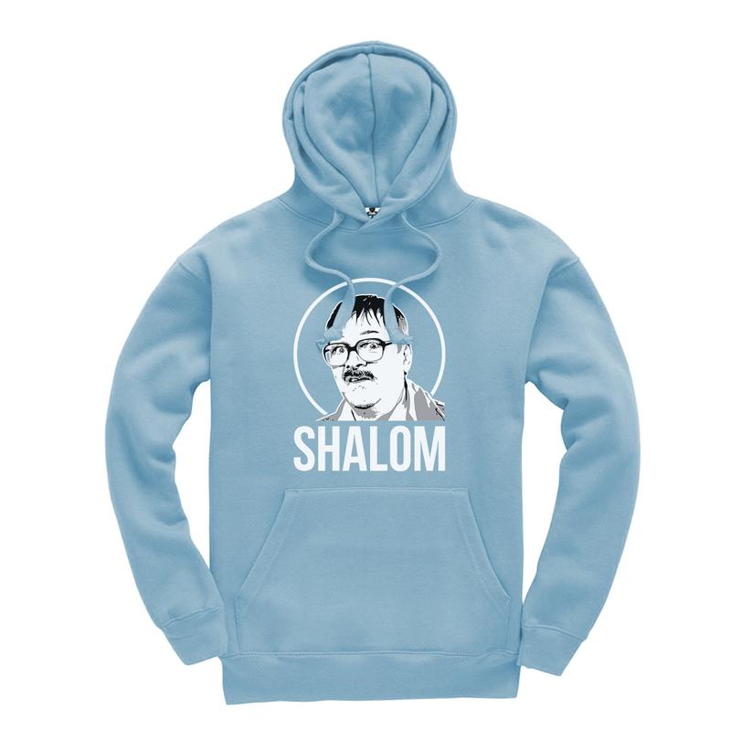 Shalom hoodie hood hoods pullover sweat comfy Friday night dinner tv show series meme viral trending 8