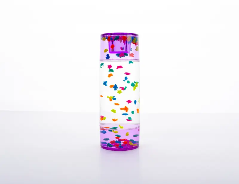 Liquid Sensory Aqua Fish Timer for Autism, Sensory Needs, ADHD, Stress Relief, Anxiety. Autism Toy and Special Needs Sensory Fidget. 1