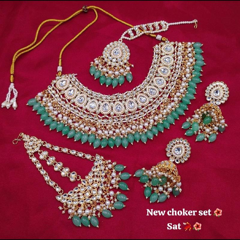 A001 ANTIQUE POLISH PATWA NECKLACE SET 6