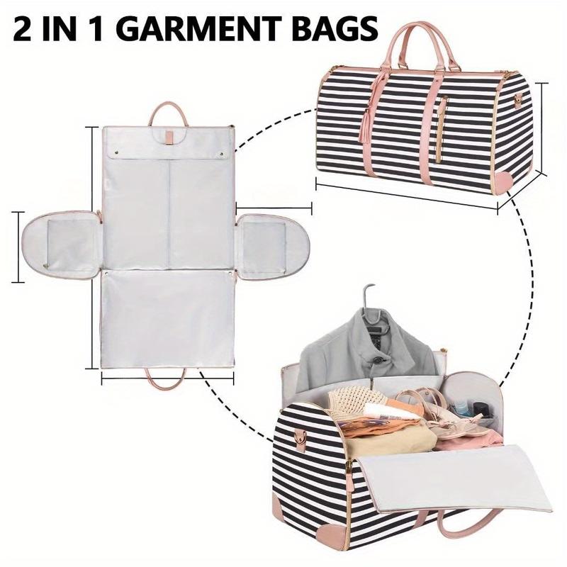 New Arrival Women's Folding Suit Travel Bag Multifunctional Storage Bag Large Capacity Large Pu Hand-Held Luggage Bag 3