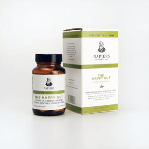 Napiers Phytologic Happy Gut Capsules Probiotic Dietary Supplement