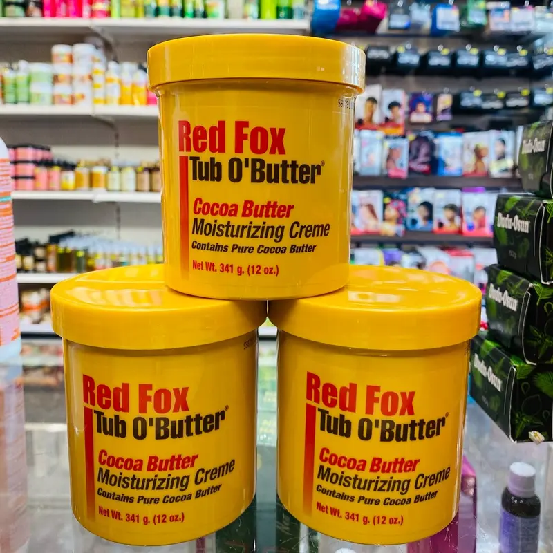 1X  Red Fox Tub O’Butter Cocoa Butter Moisturising Creme 0