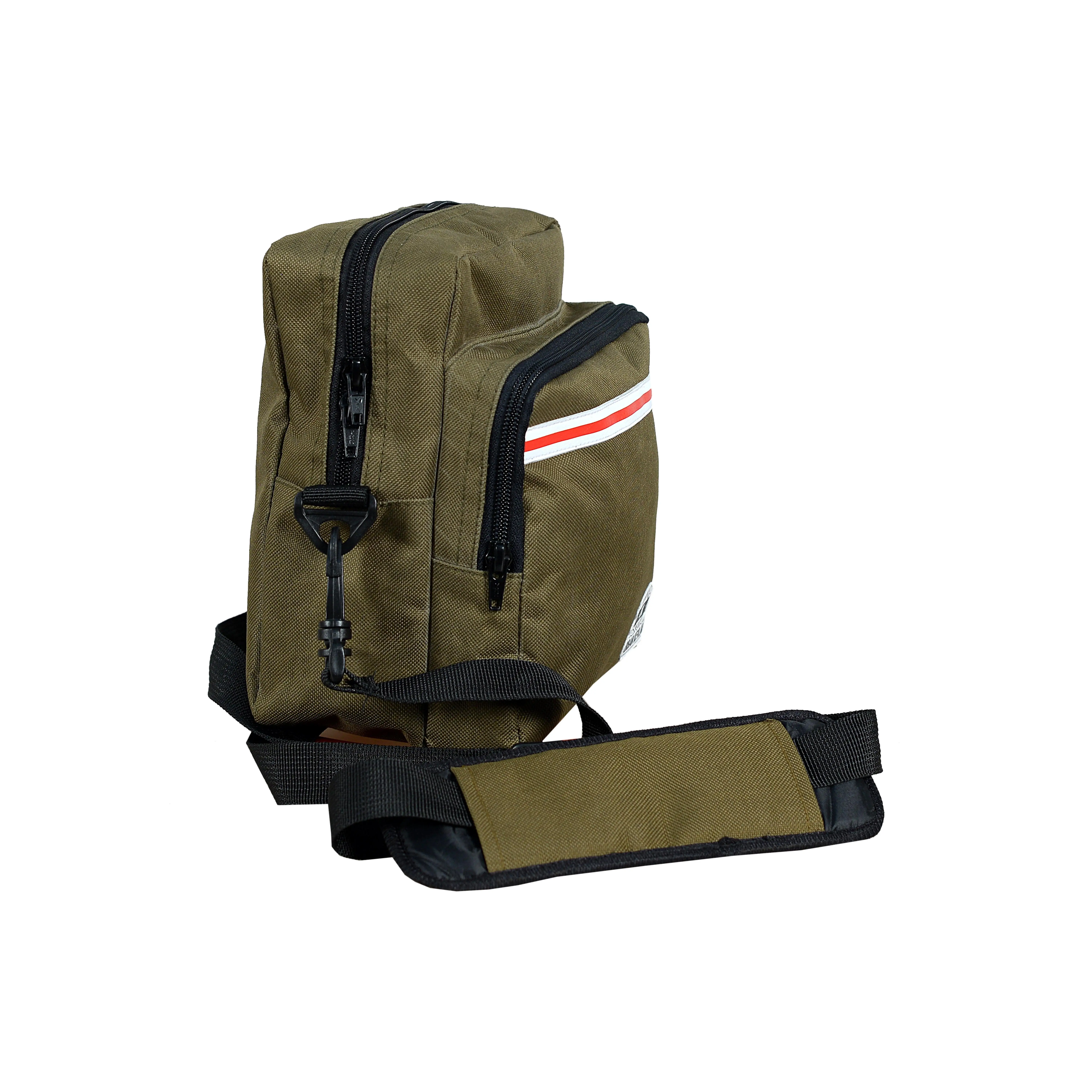 Urban Kevlar Crossbody Bag - Durable, Lightweight, Multi-Pocket Travel Shoulder Bag Khaki