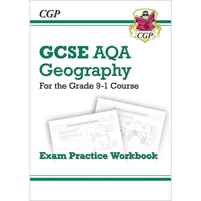 AQA GCSE 9-1 Geography Revision & Test Practise Bundle for KS4 textbooks kids workbooks 4